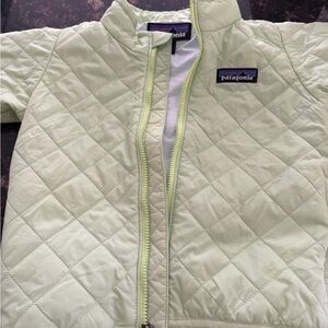 Patagonia Mint Green Quilted Jacket 2T
